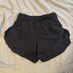 Lululemon Black Wavy Design Shorts